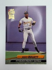 #551 Scott Bullett [Rookie] Pirates 1992 Fleer Ultra Baseball Card NM. rookie card picture