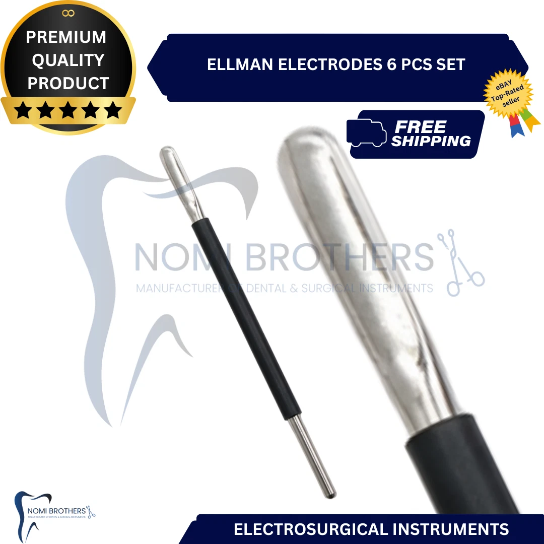Ellman Electrodes 6 Pcs Set RF Electrosurgical Surgical Electrode Tips image 2