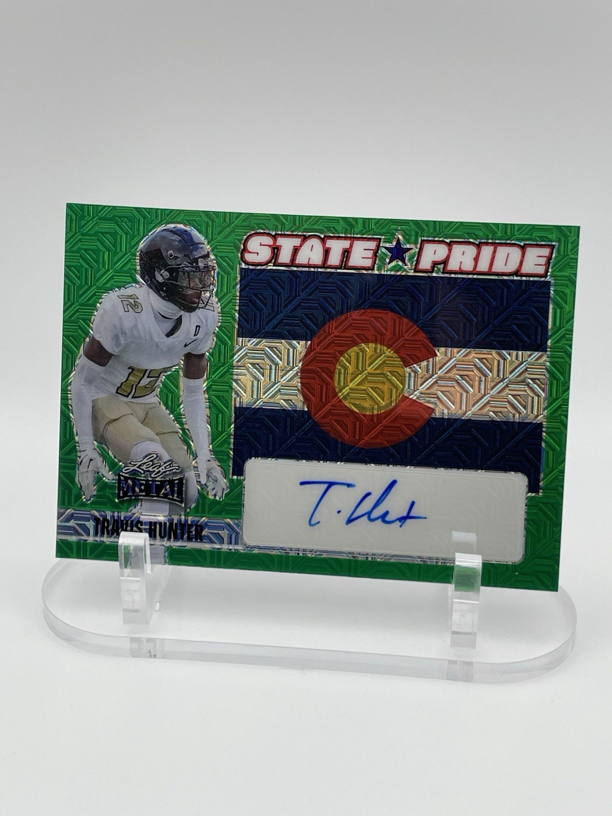 TRAVIS HUNTER 2024 Metal Colorado State Pride Auto /4 SP-TH1 CU 