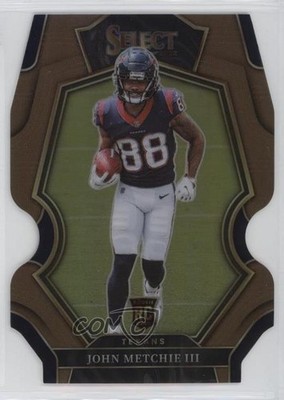 2022 Panini Select Copper Prizm Die-Cut 20/99 John Metchie III Rookie RC 0rd2