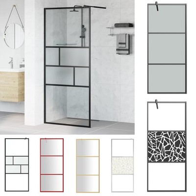 Duschabtrennung Duschwand für Walk-In Dusche Duschkabine Duschwand Glas 5mm ESG