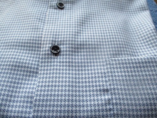 ETERNA Herren NEU Oberhemd XL - KW 44 comfort fit Herrenhemd Hemd weiß + Blau - Bild 6 von 9