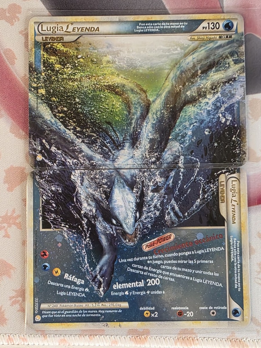 Spanish Pokemon Lugia Legend Top and Bottom 113 & 114/123 HeartGold  SoulSilver