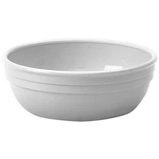 Cambro Camwear® 12.5 oz. White Polycarbonate Nappie Bowl - 48/Case