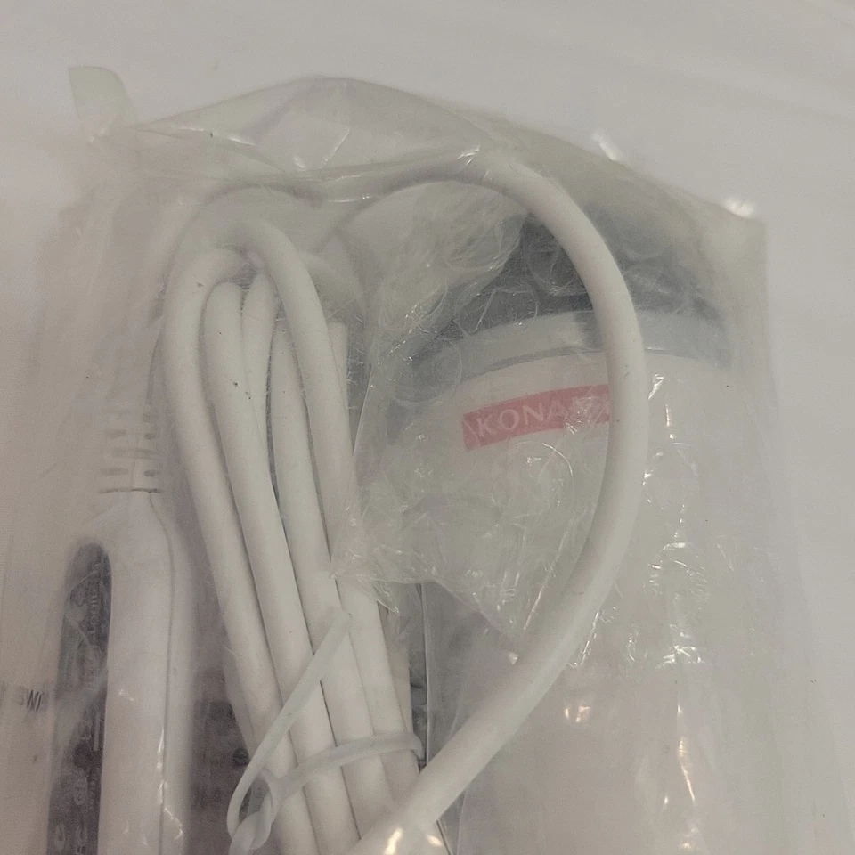 Konami Logitech Microphone USB Mic E-UR20 for Wii Xbox 360 PS2 PS3 White New - Image 3 of 4