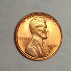 1950-D Lincoln Wheat Penny Cent Red BU Uncirculated From Original Roll