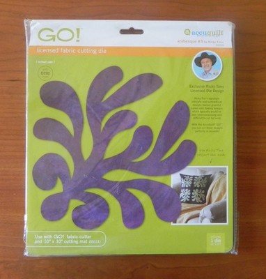 ACCUQUILT GO! DIE CUT MACHINE 55050 ARABESQUE #3 RICKY TIMS QULTING
