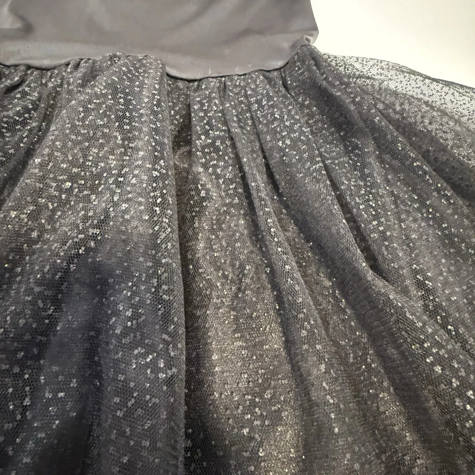 Girls Batgirl Costume Dress – Black & Gold Batman Logo Tutu Skirt - Image 3 of 4