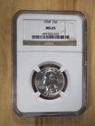 1958-P Washington Silver Quarter NGC MS65 - FREE SHIPPING! G1857
