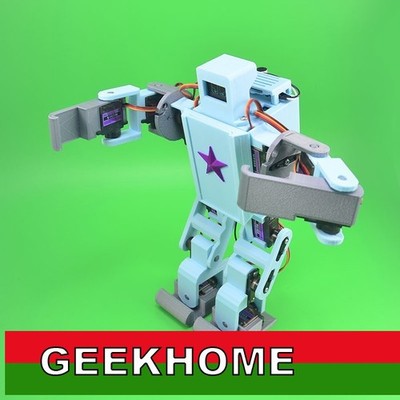 12DOF Humanoid Robot Programmable Robot Support Voice Control Assembled gh23
