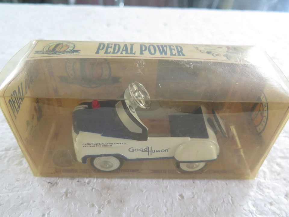 Blechauto Tretauto Modell 1:10 Golden Wheel Pedal Power OVP Diecast Polizeiauto - Bild 2 von 4