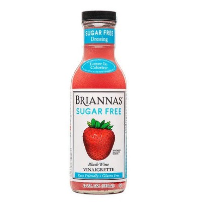 Vinaigrette Blush Wine Sugar Free Dressing 12 Oz (Case Of 6) By Briannas