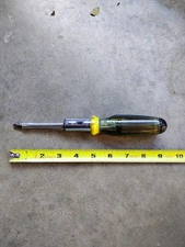 Stanley Workmaster Ratcheting Screwdriver No. 68-750 with 4-bits USA