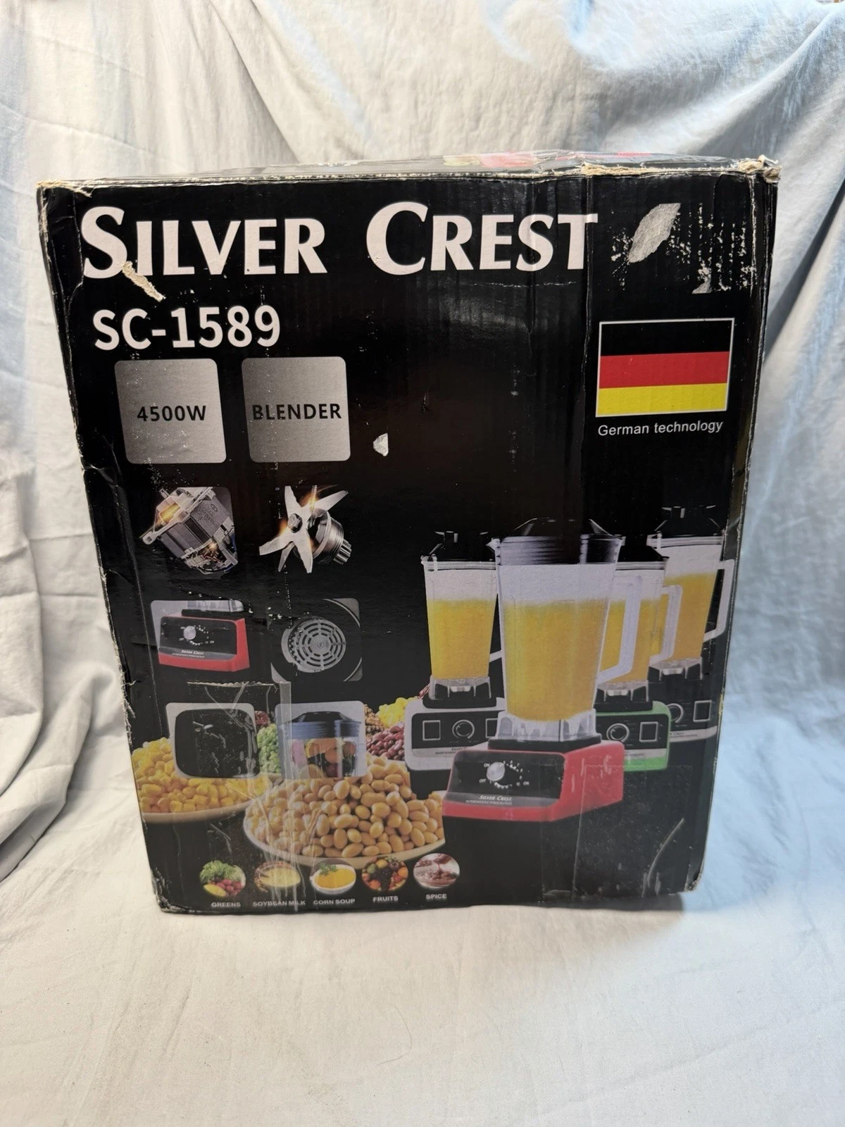 Silver Crest SC-1589 Professional Blender 4500W Commercial High Power Juicer
Opens in a new window o