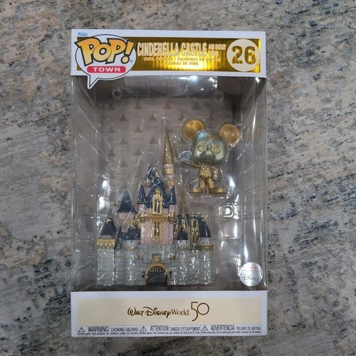 Funko POP! Cinderella Castle with GOLD EDITION MICKEY Walt Disney World 50th #26