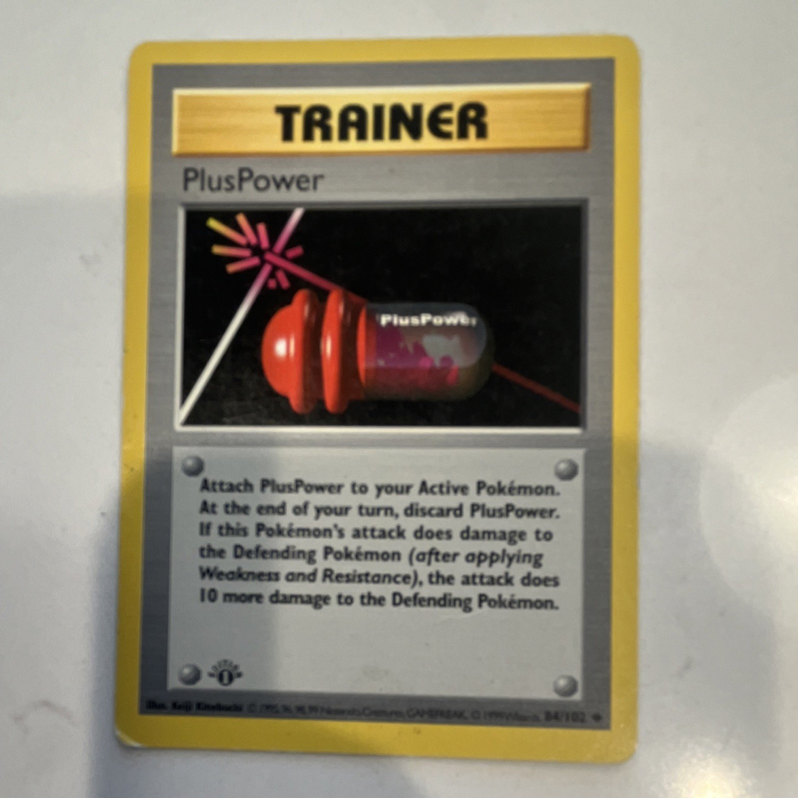 Pokémon TCG PlusPower Base Set Shadowless 1st Ed 84/102 Uncommon English