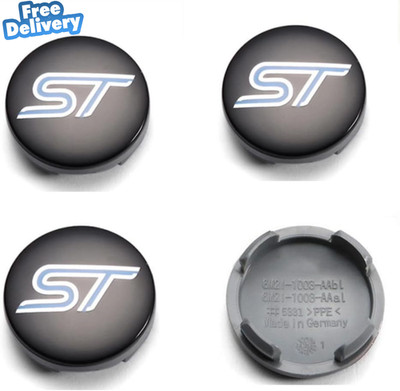 4pcs 54mm Auto Car Wheel Center Hub Cap Cover Badge Emblem RS ST Decal Ornaments