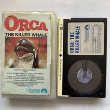 ORCA The Killer Whale  Richard Harris Betamax tape Beta (Not VHS) Cut Box Rental