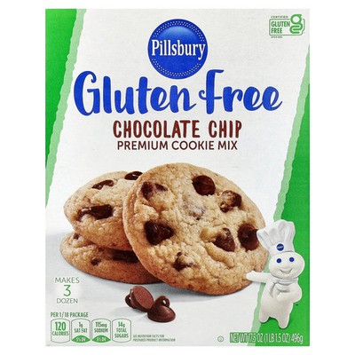 Gluten Free Chocolate Chip Premium Cookie Mix, 17.5 oz (496 g)