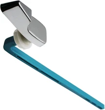 4402035 Mansfield Toilet Tank Trip Lever 9-Inch Plastic Chrome Handle (Blue Leve
