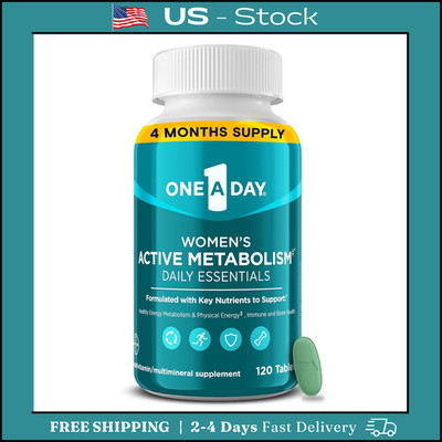 Women'S Active Metabolism Daily Essential, Multivitamin for Women, Metabolism Su