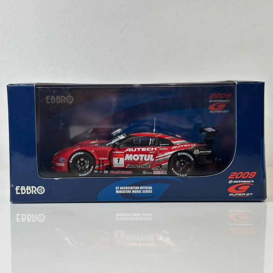EBBRO 1:43 NISSAN GT-R Super GT500 2009 MOTUL AUTECH TEAM / FUJI WINNER 44232 - Imagem 3 de 4
