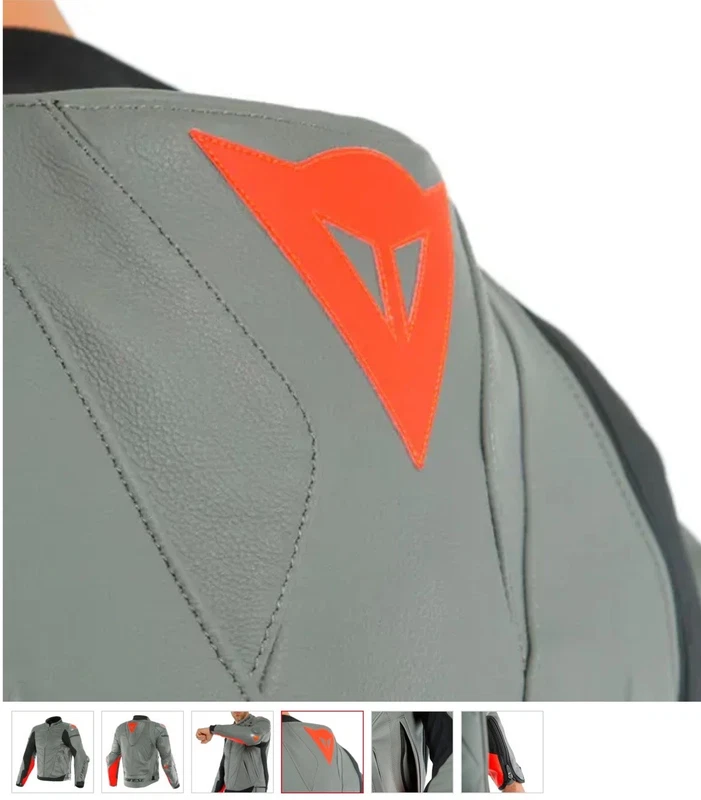 Dainese Super Race Leather Grey/Fluo Uk 36, photo 4 of 7