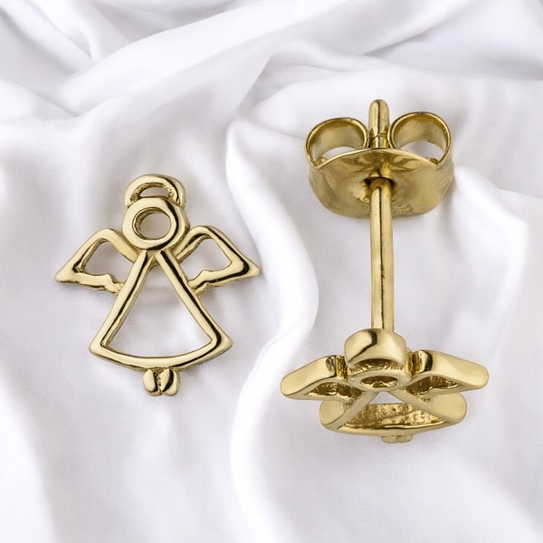 Ohrstecker Engel 333 Gold Gelbgold Ohrringe Goldohrringe-image