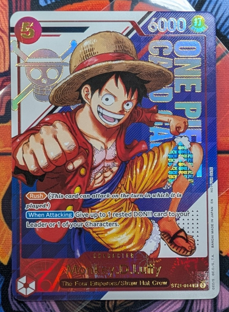 Monkey D Luffy ST21-014 Treasure Pack Promo Prize One Piece Card