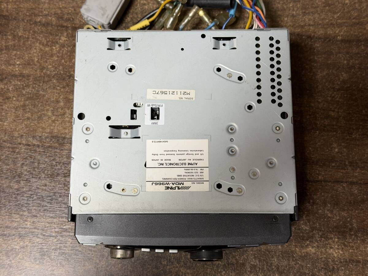 Alpine MDA-W966J 2DIN CD MD Head Unit Car Audio DSP JDM Tested