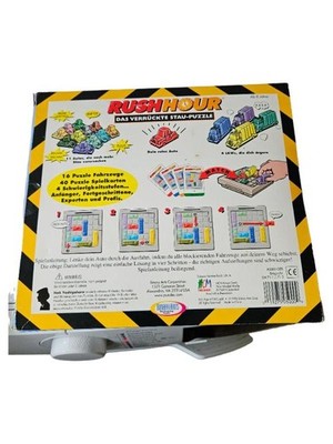Rush Hour Binary Arts Stau-Puzzle Logikspiel 16 Fahrzeuge 40 Aufgabenkarten