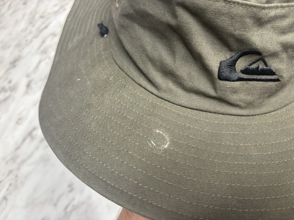 Sombrero de cubo Quiksilver Boonie para hombre XXL 2XL verde oliva safari sol patinador grunge Foto 2 de 4