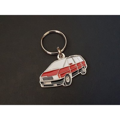 Schlüsselanhänger Profil Renault Espace, 2200 GTS TSE TXE Quadra Turbo D (rot)