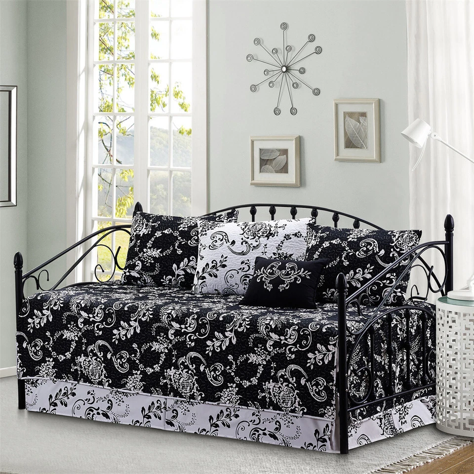 Комплект из 6 двусторонних легких всесезонных постельных принадлежностей из микрофибры бохо - Изображение 2 из 4