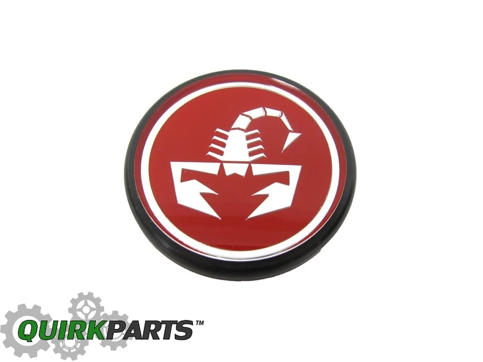 2012-2019 FIAT 500 SCORPION SINGLE WHEEL CENTER CAP MOPAR OEM GENUINE 4726183AB - Image 2 of 4