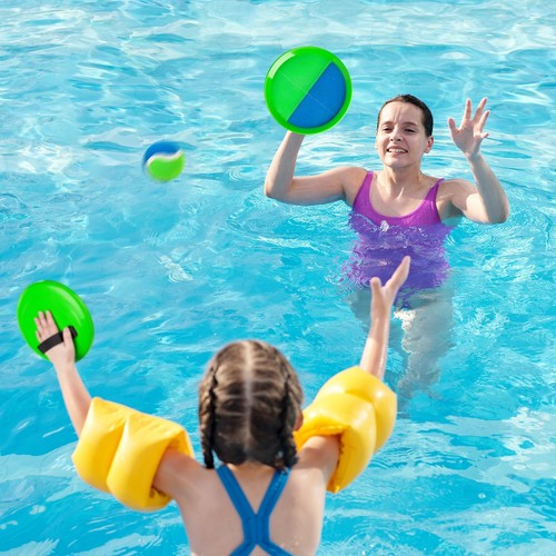 4 Pack Toss and Catch Ball Set for Whole Family - Classic Fun Indoor/Outdoor ... - Picture 6 of 7