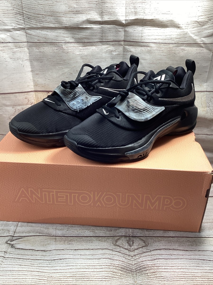 NIKE ZOOM FREAK 3 BLACK METALLIC SILVER DA0694 002 sz 12 | eBay display picture 1