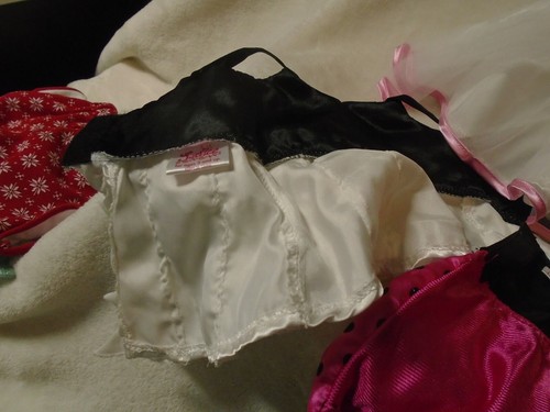 Build-A-Bear EVENING ELEGANCE (3) Silky Satin DRESSES  & Silver Shoes & Purse - Picture 7 of 10