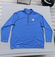 Kansas University Jayhawks Franchise Club Sweatshirt Mens XL 1/4 Zip NWOT