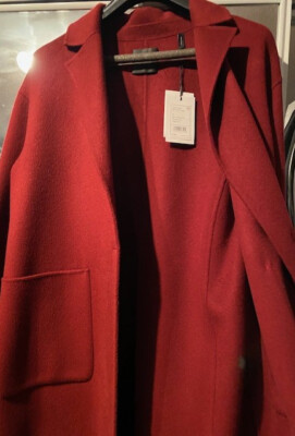 NWT $795 Theory Wool Cashmere One Button Coat Size M | eBay