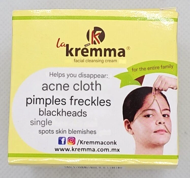 La Kremma facial cleaning cream face cream blackheads age freckles la krema - Image 3 of 3