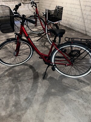 sus Solero Rot + Fahrradschloss + Klickfix Körbchen