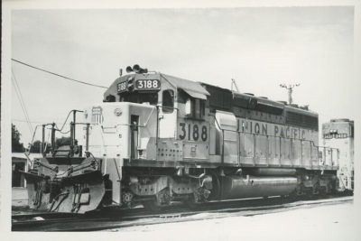 #ad Union Pacific 3000hp DRS SD40 2 #3188 Salina KS Train Photo $6.50