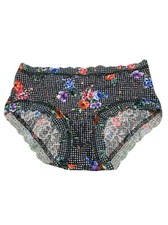 Hanky Panky Floral Signature Lace Boyshort Black Size XS 1515