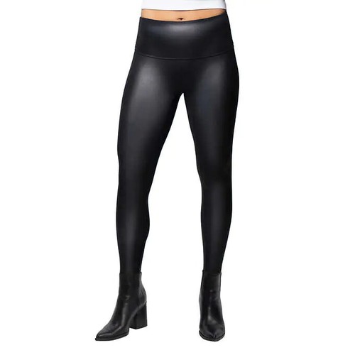 Jane and Bleecker Ladies' Faux Leather Legging Breathable | A24 - Picture 7 of 8