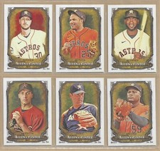 2024 Topps Allen & Ginter Silver Portrait Foil ASTROS Base Team Set of (6)