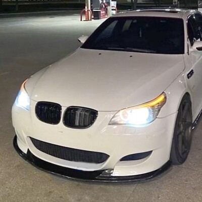 Front Bumper Lip Splitter Spoiler For BMW 5 Series E60 E61 M5 2005