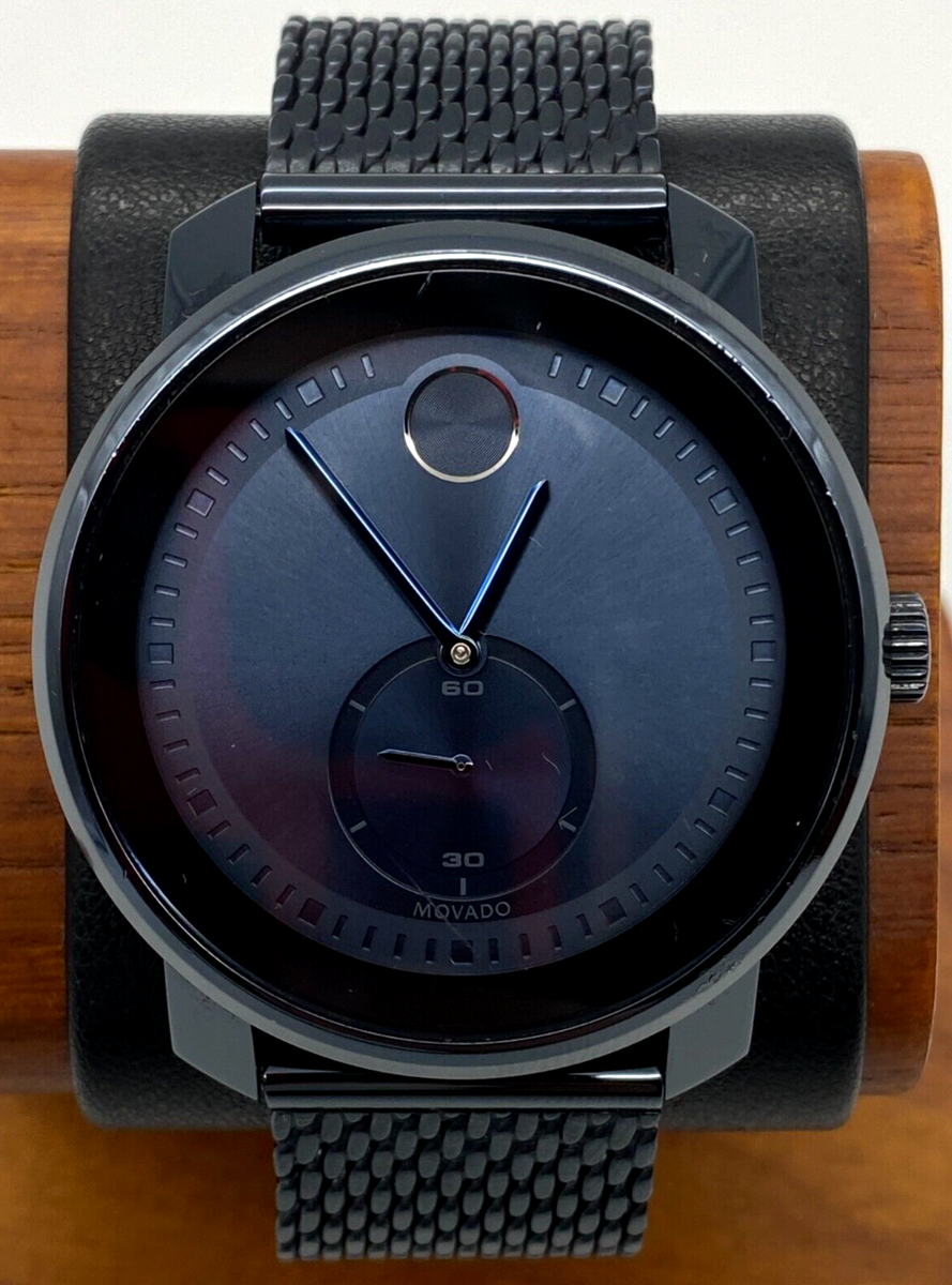 Movado 01.1.34.6159 Men's Watch Bold Gray Quartz Gunmetal