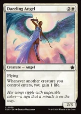 MTG Magic the Gathering Dazzling Angel (9/789) Foundations LP