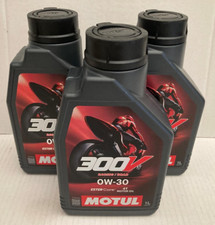 ?16.50/L Motul 300V 4T Road Racing 0W-30 3L Racing Engine Oil Ester Based